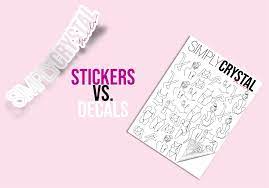 Difference Between Decals and Stickers